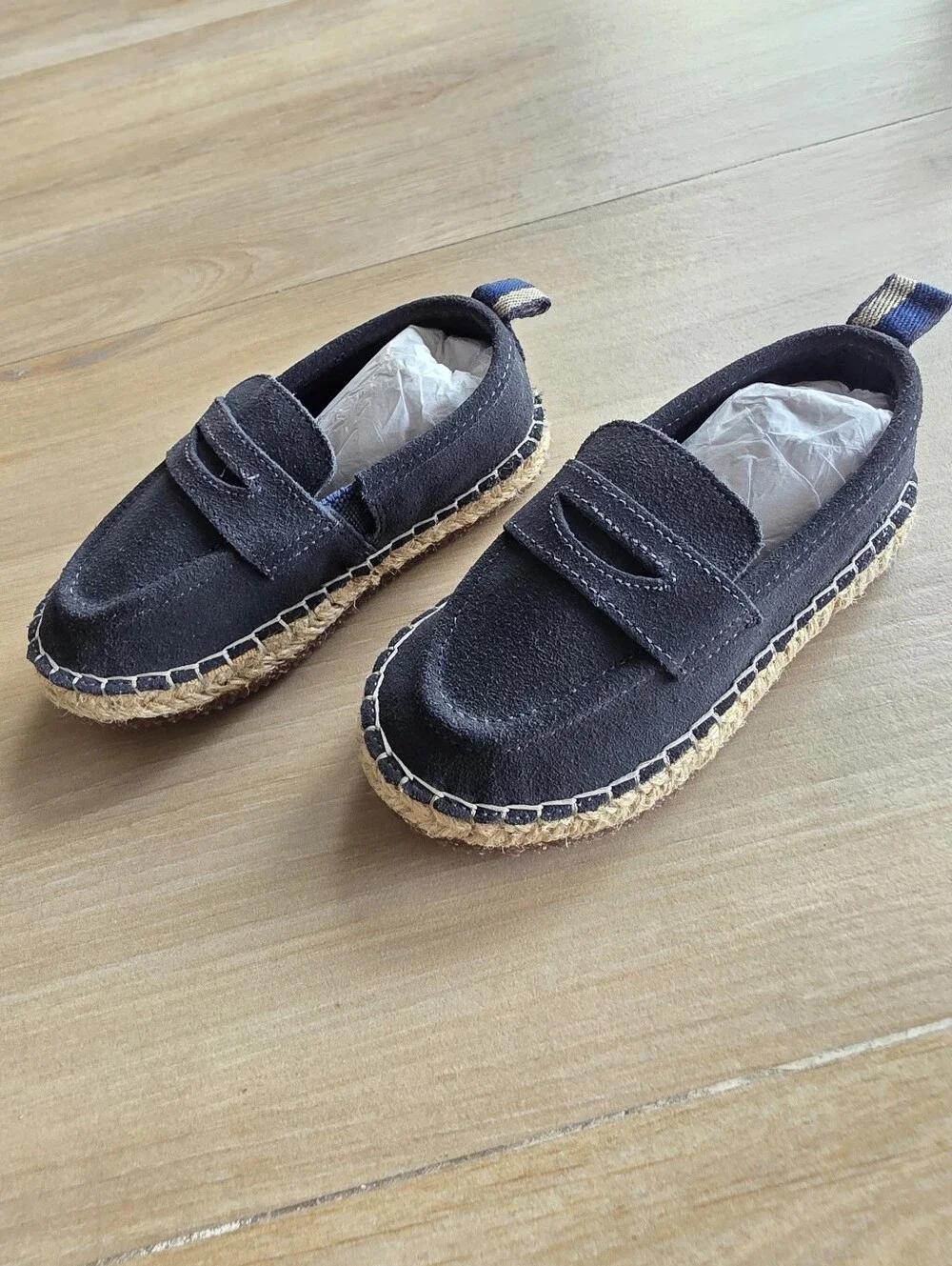 NEW Zara Baby Navy Espadrille Loafers | EU 23 / US 6.5